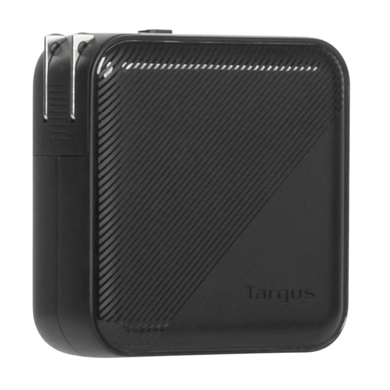 Targus – PowerElite Universal 100 W 4- Port GaN Wall-Charger – with Travel Adapters