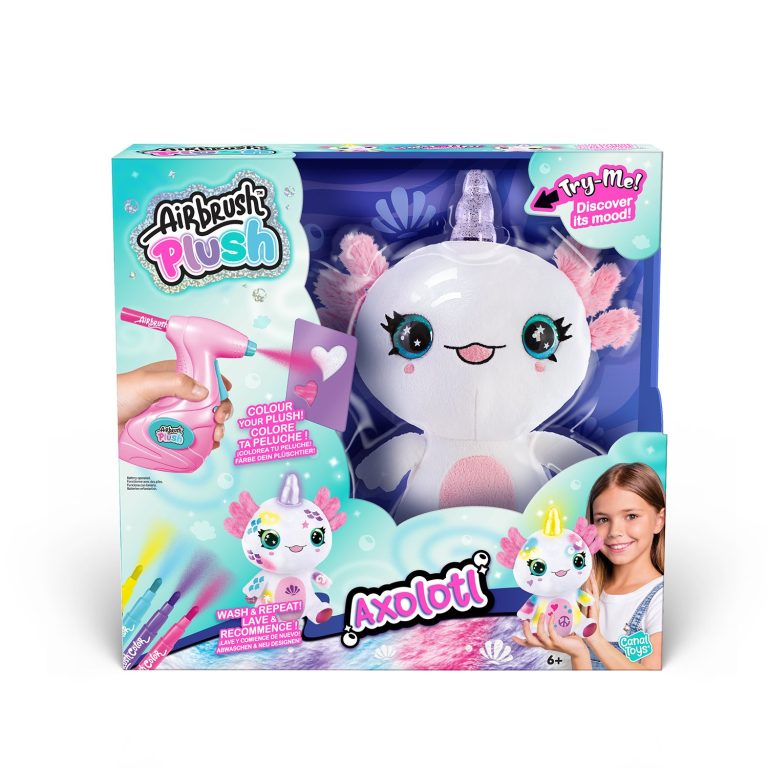 Airbrush Plush – Axolotlcorn – (11048)