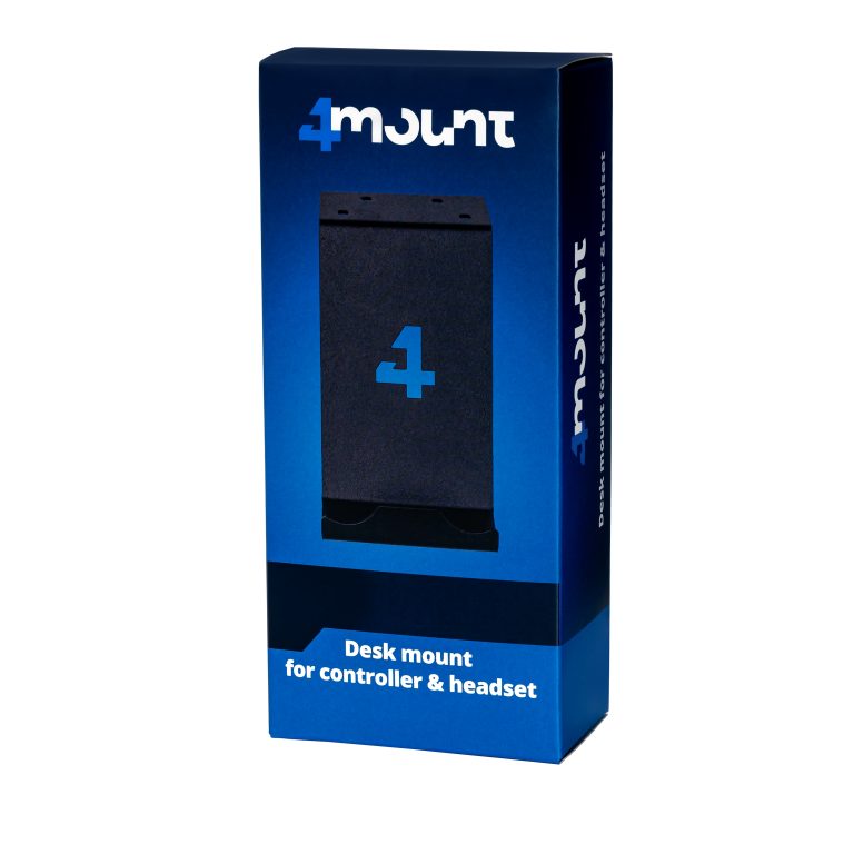 4mount – Desk Mount For Controller And Headset – Black