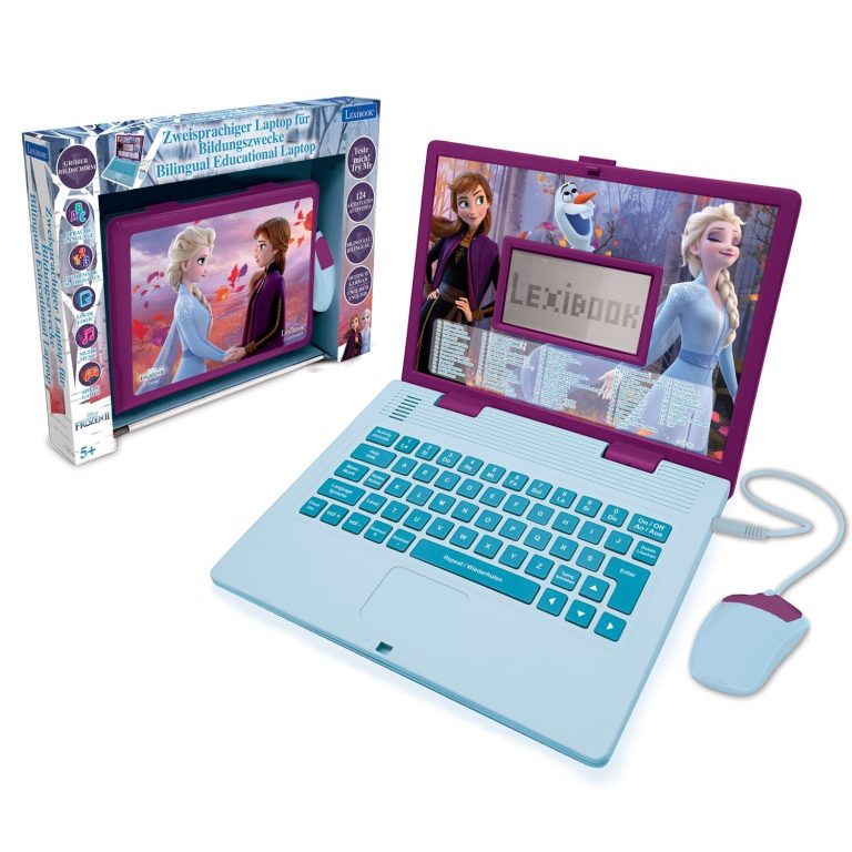 Lexibook – Frozen Bilingual Educational laptop – 124 activities (ENG) (JC598FZi3)