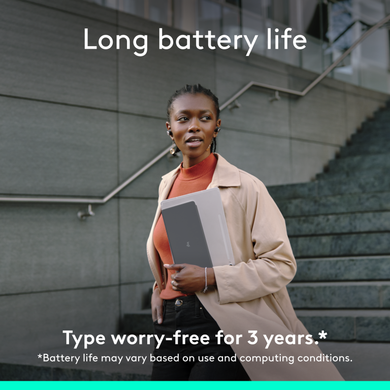 Logitech – Keys-To-Go 2 Portable Wireless Keyboard for Tablets – Nordic