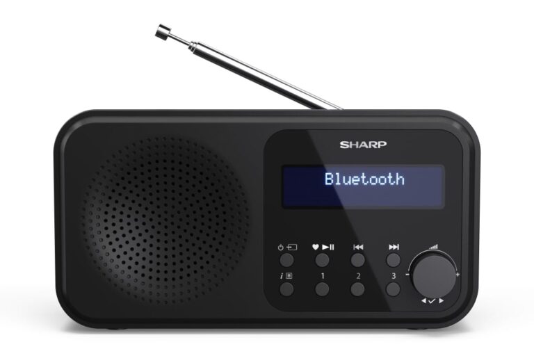 Sharp – Tokyo Portable Digital and FM Radio – Black Midnight