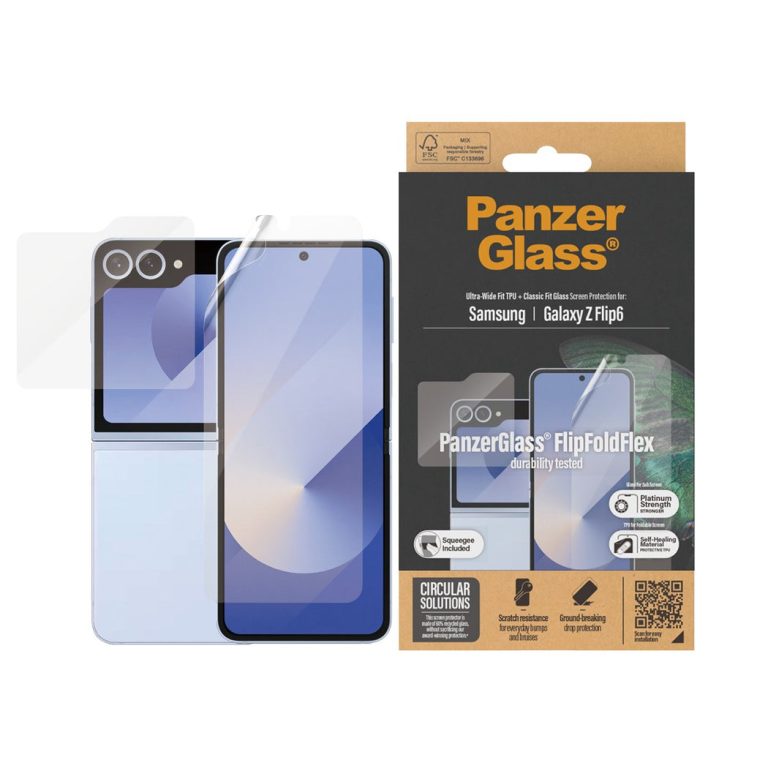 PanzerGlass – Screen Protector – Samsung Galaxy Z Flip6 – Glass & Film