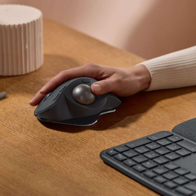 Logitech – MX Ergo S Advanced Wireless Trackball Black