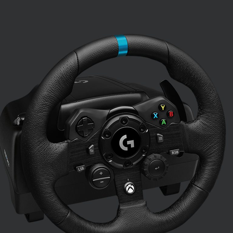 Logitech – G923 Racing Wheel and Pedals for Xbox X, S and PC