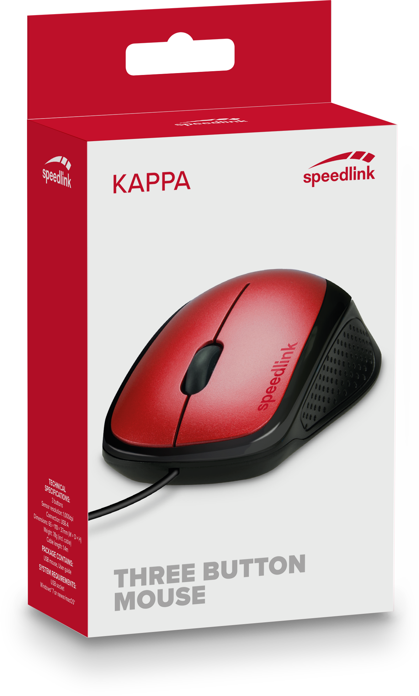 Speedlink - Kappa USB Mouse (Red)