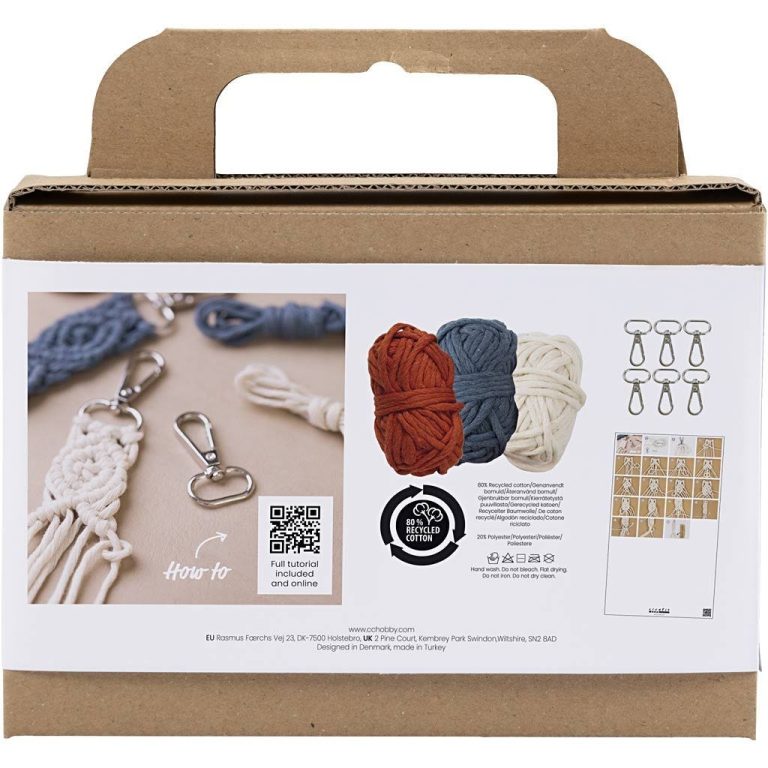DIY Kit – Macramé – Key ring (977554)
