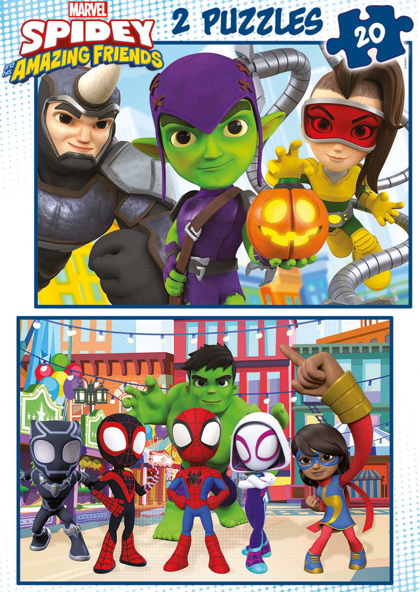 Educa - Puzzle - 2x20 Spidey & His Amazing Friends (80-19296)
