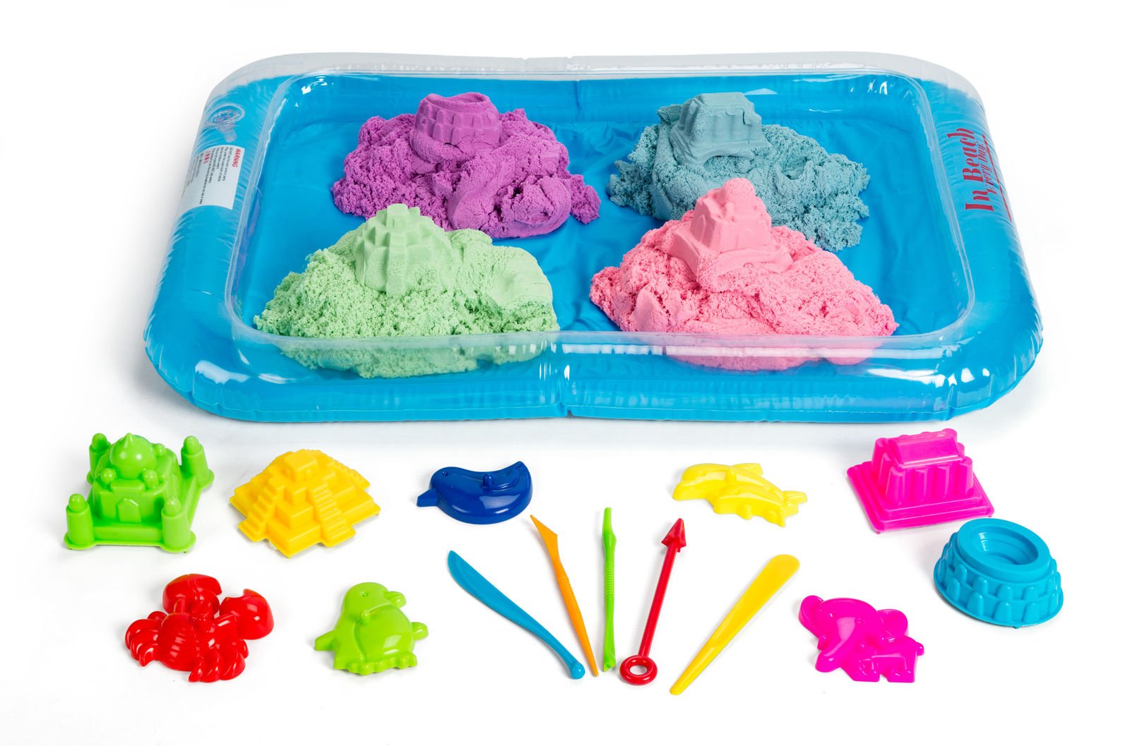 ArtKids - Fluffy Sand - Large bucket set (32798)