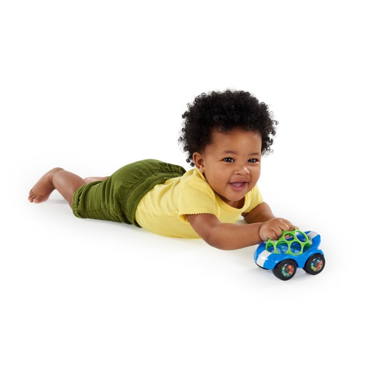 Bright Starts – Toy car, Rattle & Roll Buggie™, blue – (BS-81559)