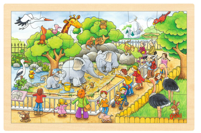 GOKI – Puzzle, visit at the zoo – (57808)
