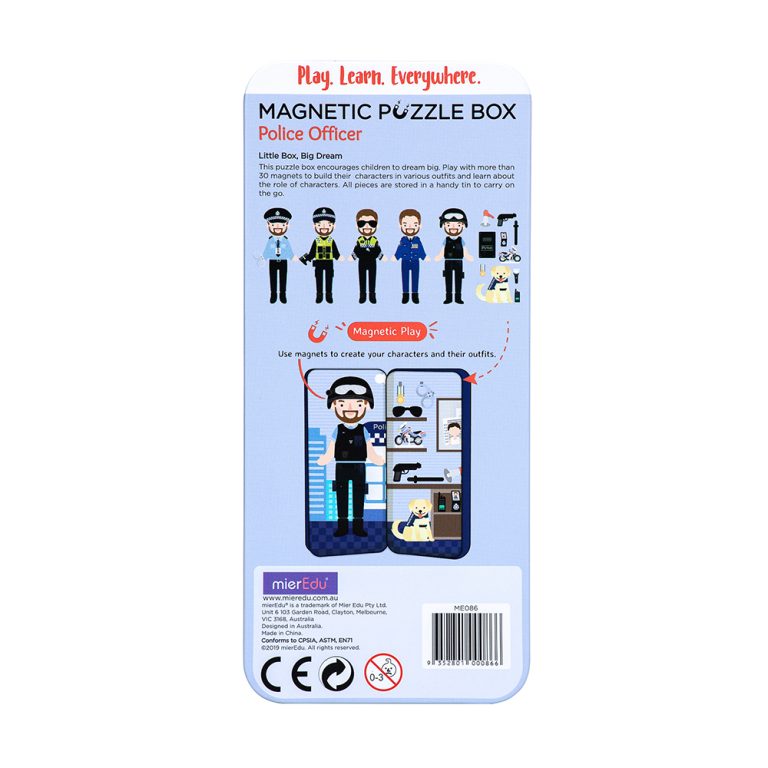 mierEdu – Magnetic Hero Box – Police Officer – (ME086)