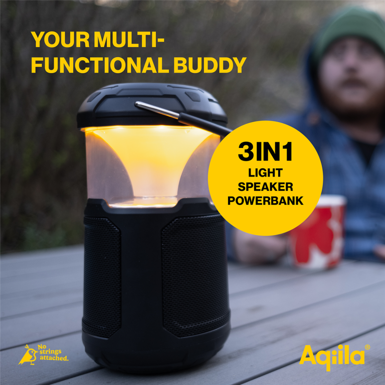 Aqiila – Soundbird B10 – Dimmable LED light with speakers
