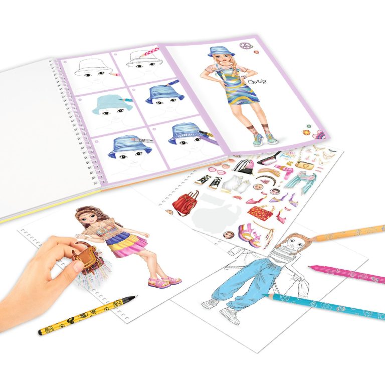 TOPModel Colouring Book with Pen Set ( 0412943 )