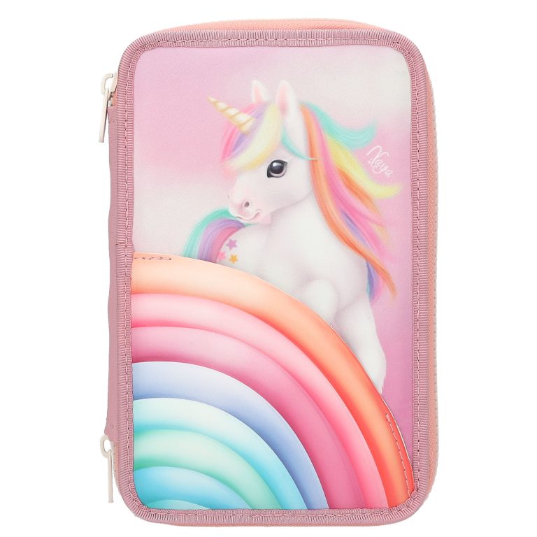 Ylvi – Triple Pencil Case – Color Cloud – Candy Colors