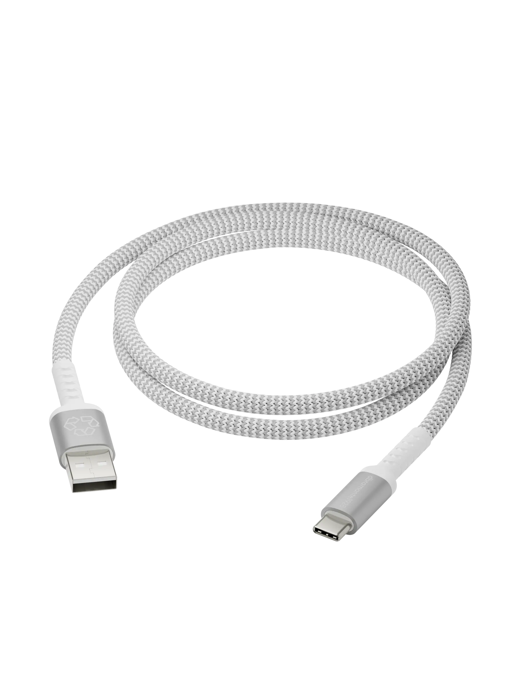 dbramante1928 - Re-Charge Pro Braided Cable - USB-A to USB-C, 1.2m - White