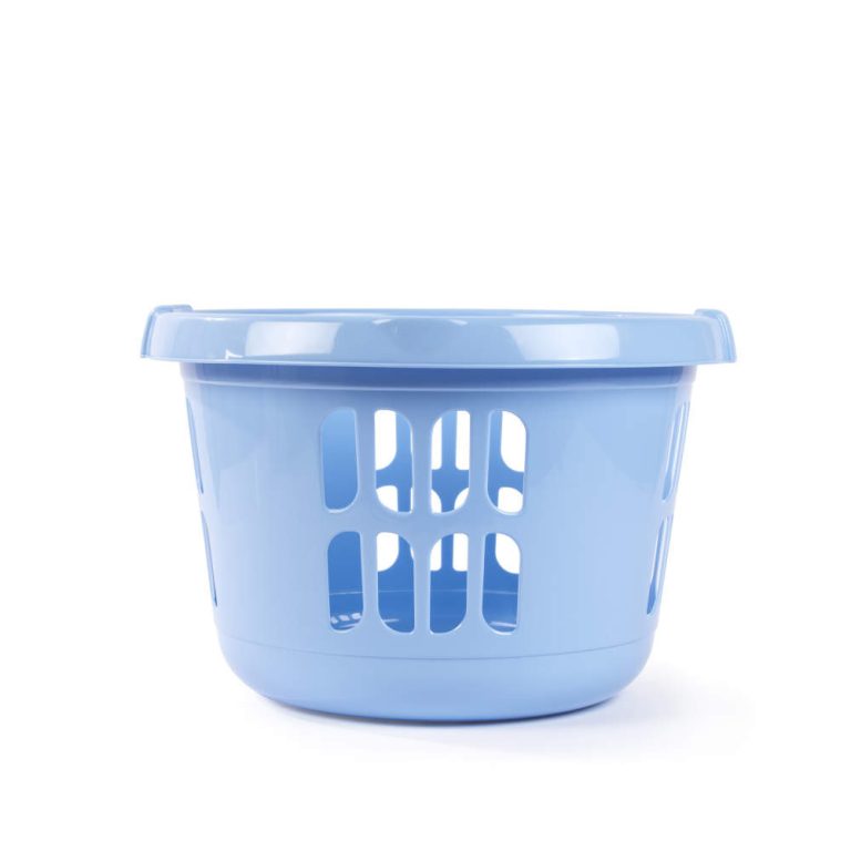 Beldray LA00000174CRNEU7  Set Of Two Laundry Basket  30L, White/Blue