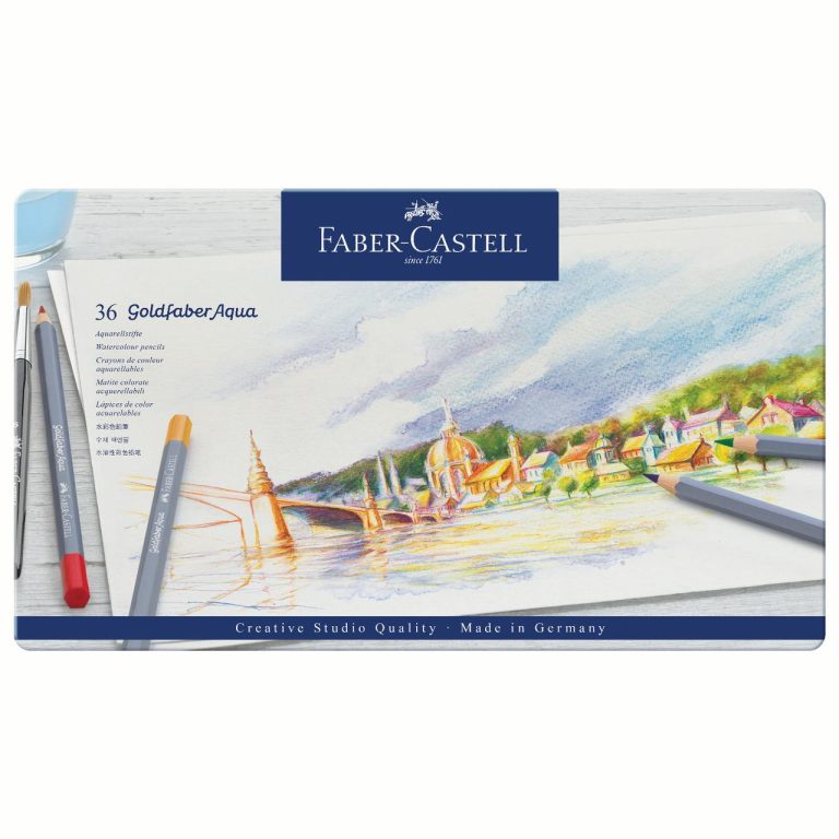Faber-Castell – Goldfaber akvarel tin, 36 pc (114636)