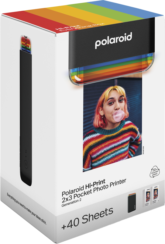 Polaroid - Hi-Print Gen 2 E-Box Printer - Black