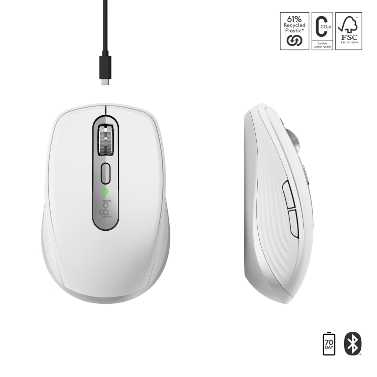 Logitech – MX Anywhere 3S For Mac Compact Wireless Performance Mouse