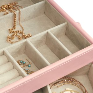 Gillian Jones - Multilayer Jewelry Box - Cream - Rosa