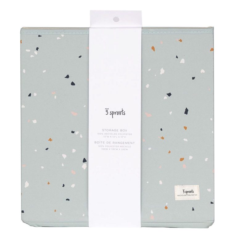 3 Sprouts – Storage Box Terrazzo/Green