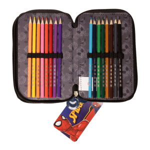 Spider-Man - Double Pencil Case w/Content (017808516)