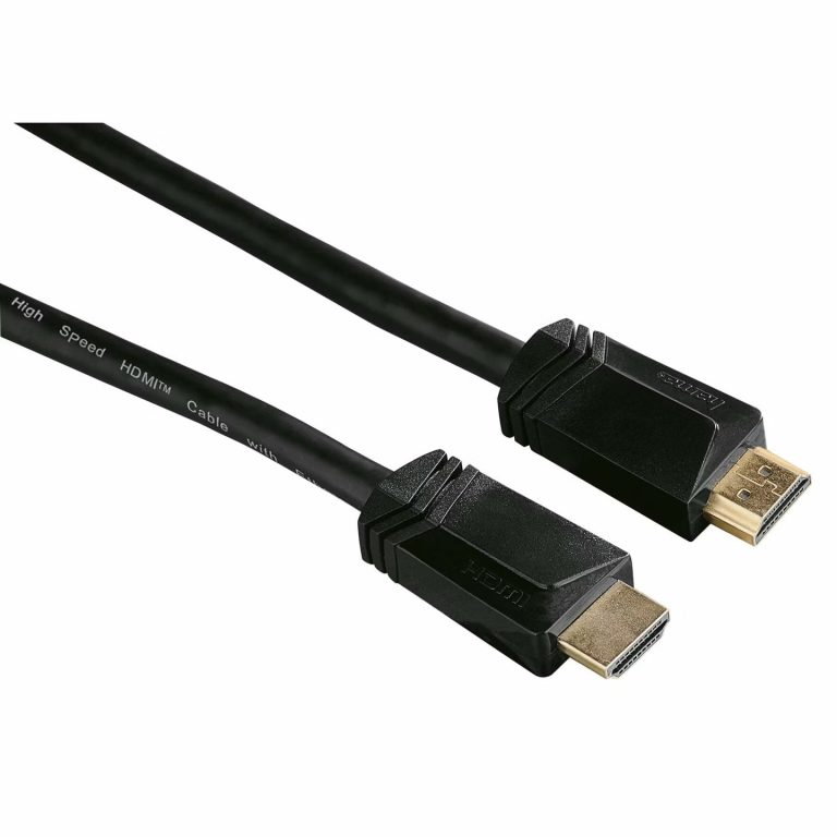 Hama 00122105 High Speed HDMI Cable, plug – plug Ethernet gold-plated 3m