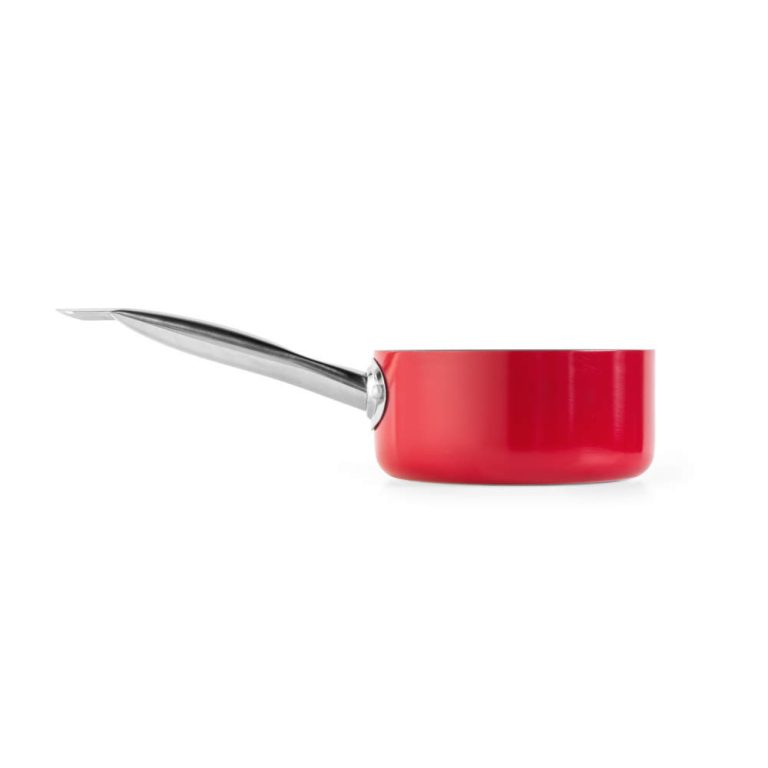 Russell Hobbs RH03821 Riviera 4-Piece Pan Set, Red