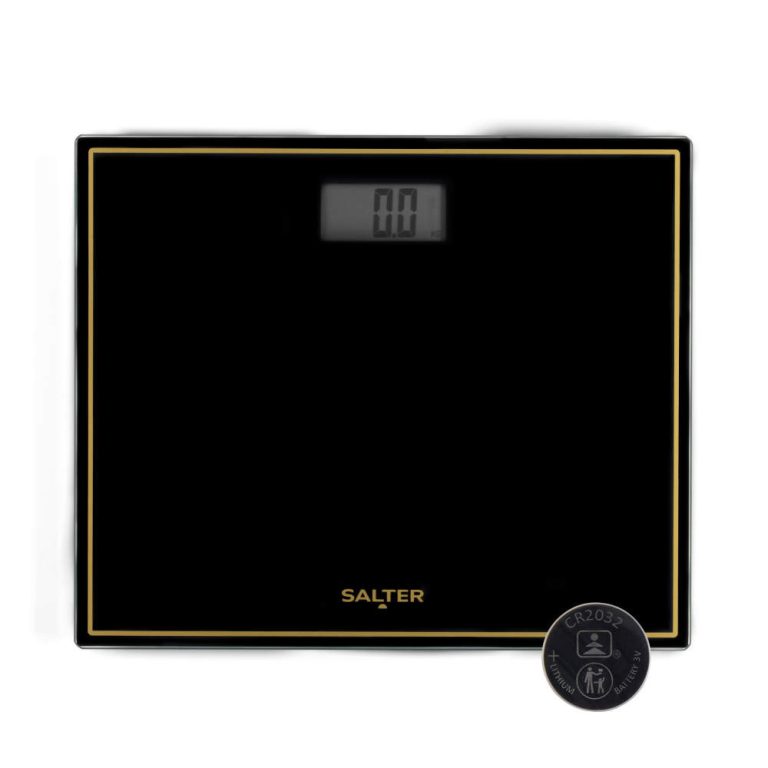 Salter 9207 BGHCFEU12  Compact Electronic Bathroom Scale, Black