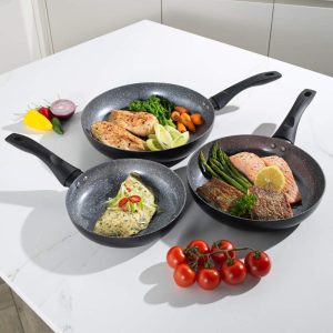 Progress BW12902EU7 Marble Ceramic 24cm Fry Pan