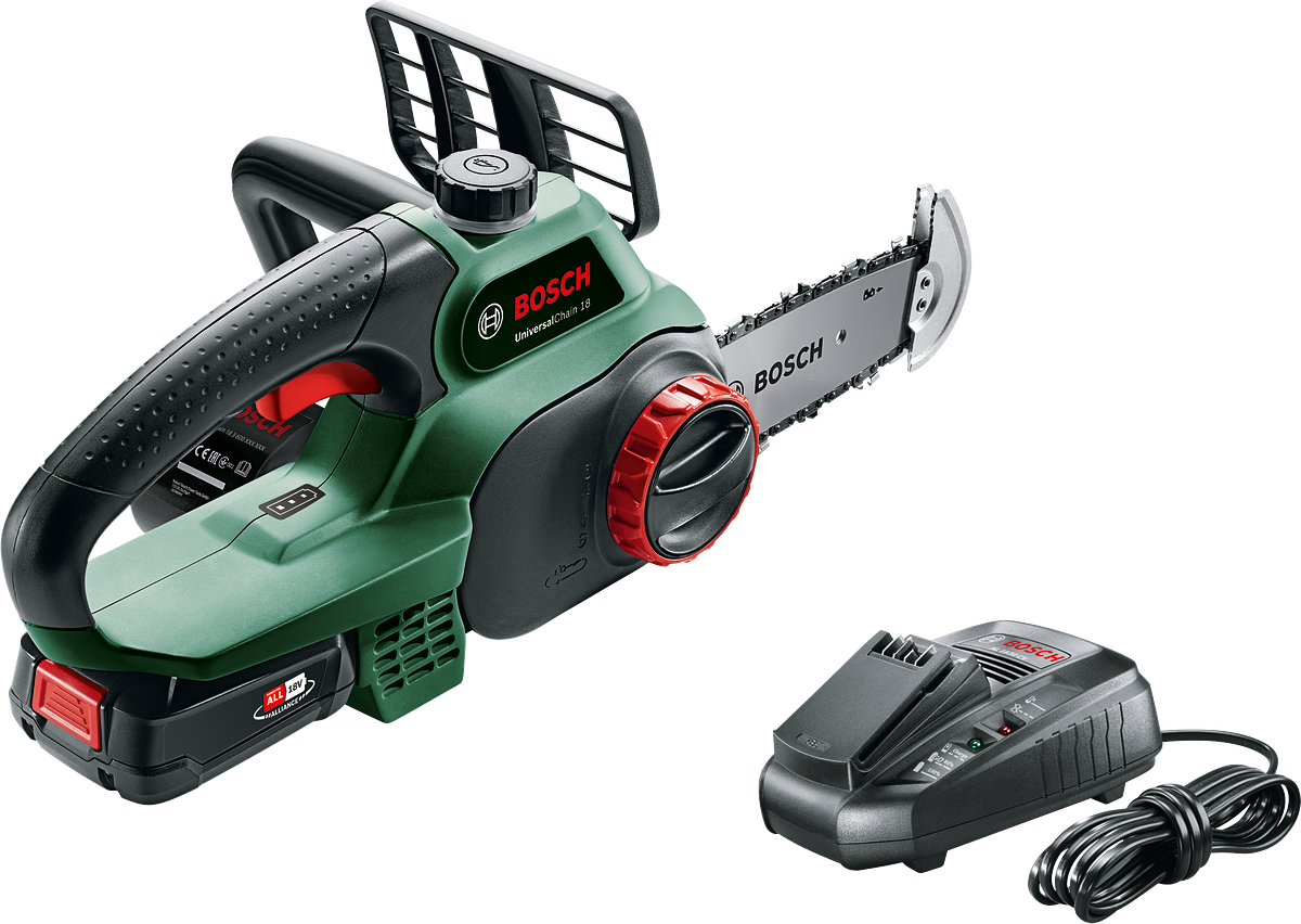 Bosch - Cordless Chainsaw 18 V (Battery & Charger Included)