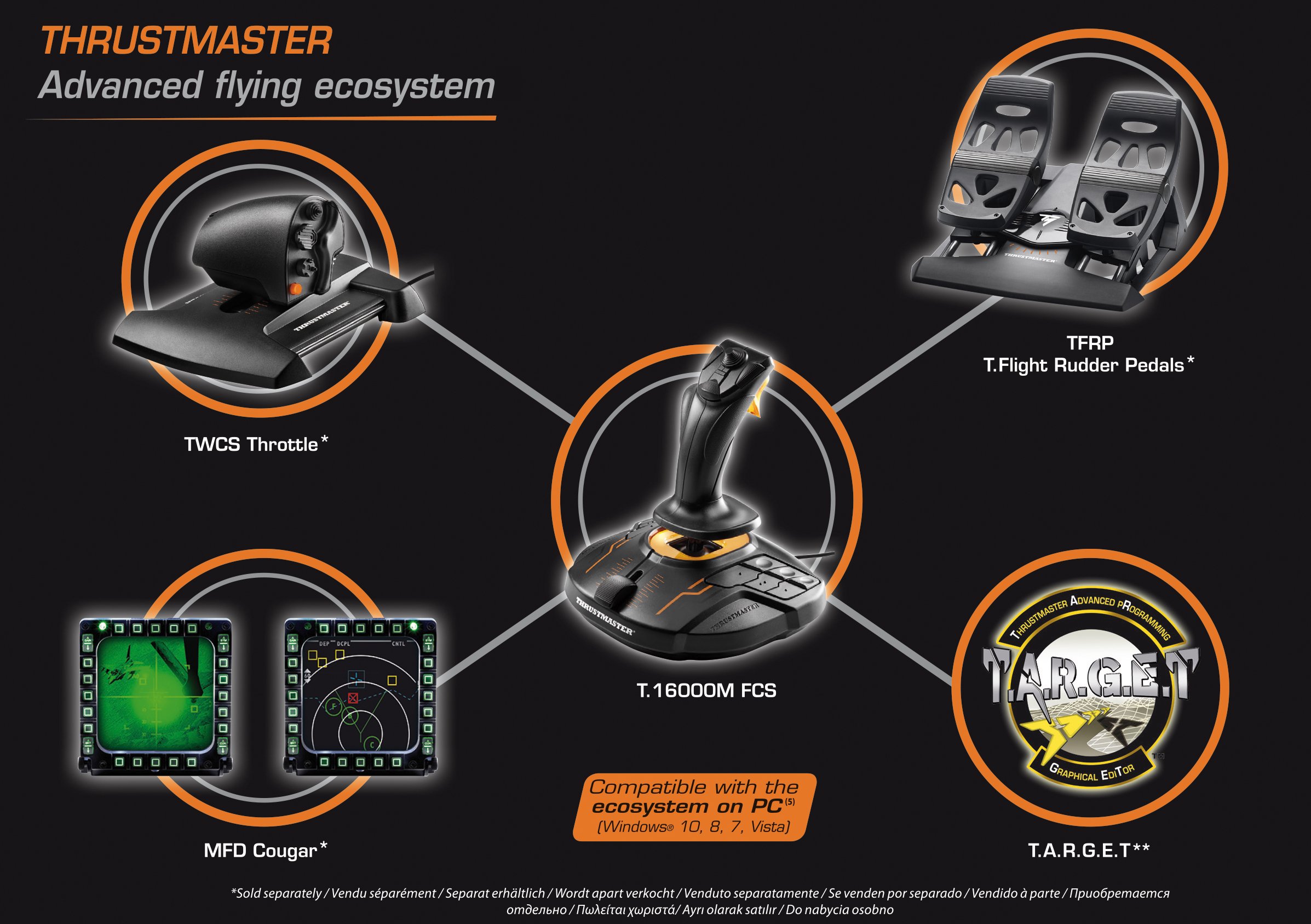 Thrustmaster - T.16000M Joystick (Green)