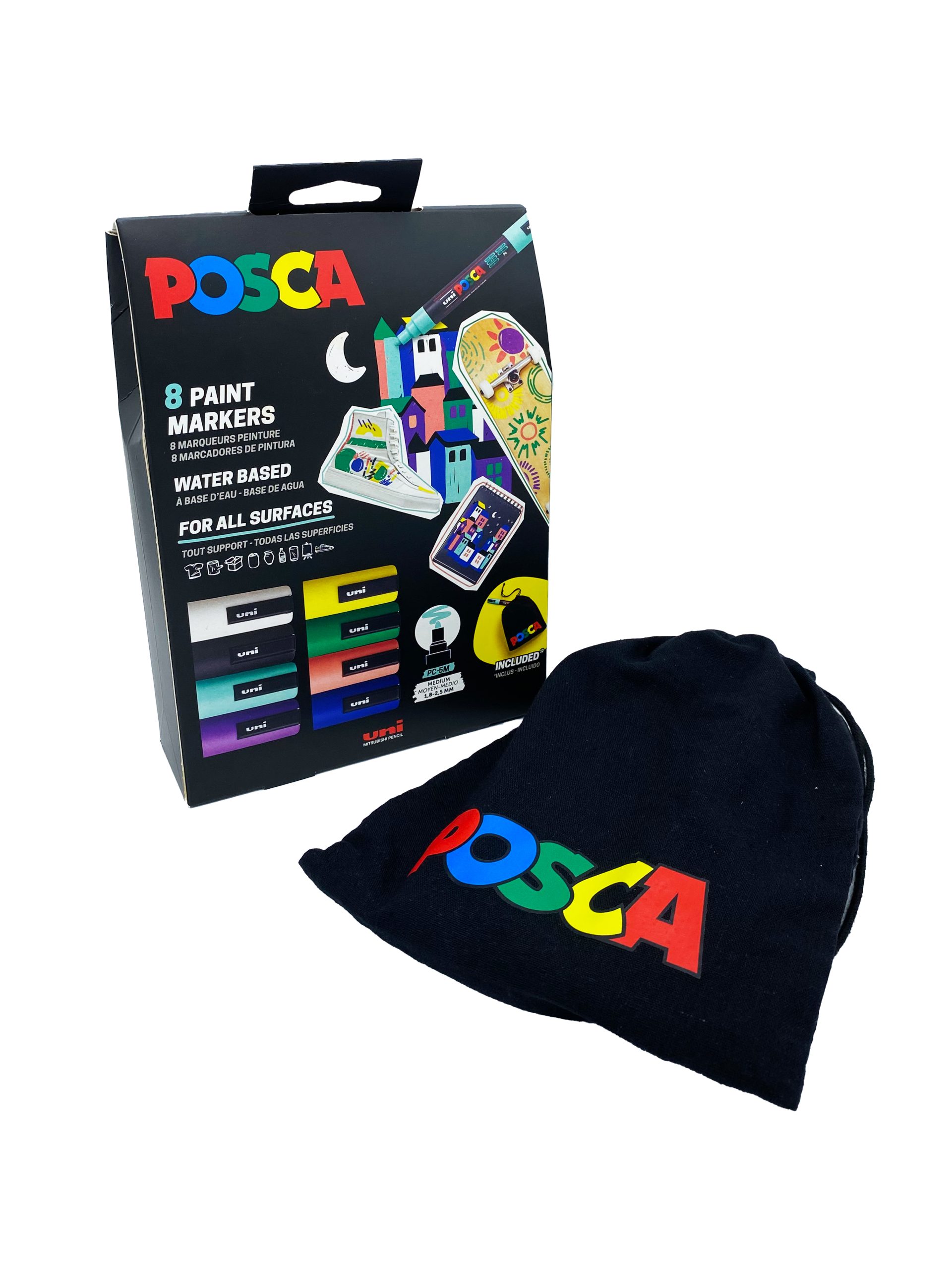 Posca - Pouch Set PC-5M 8PCS - (401531)