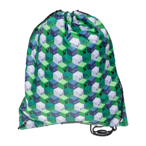 Stor - Minecraft Draw-string Gym Bag - 35 x 45 cm