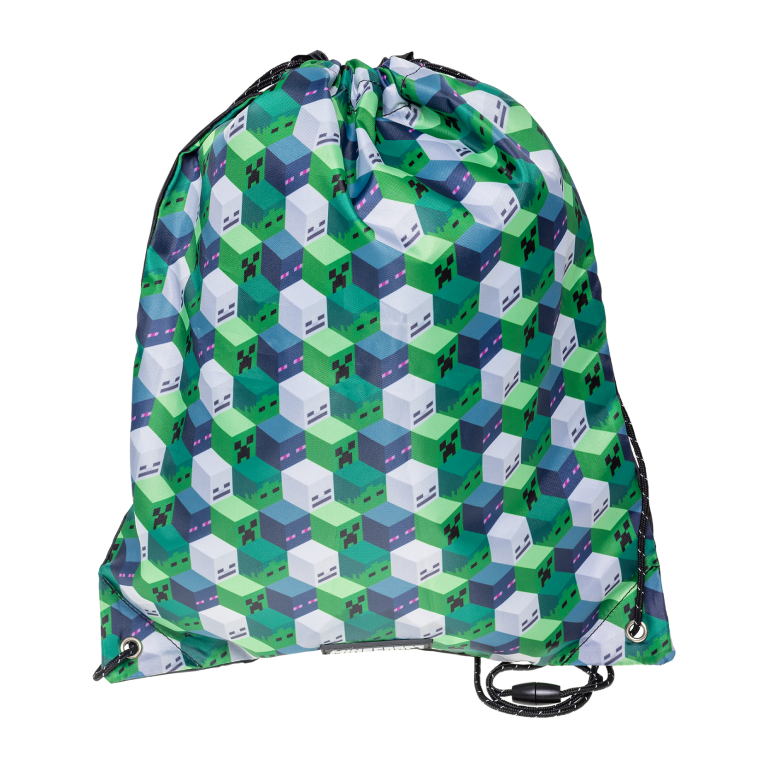 Stor – Minecraft Draw-string Gym Bag – 35 x 45 cm