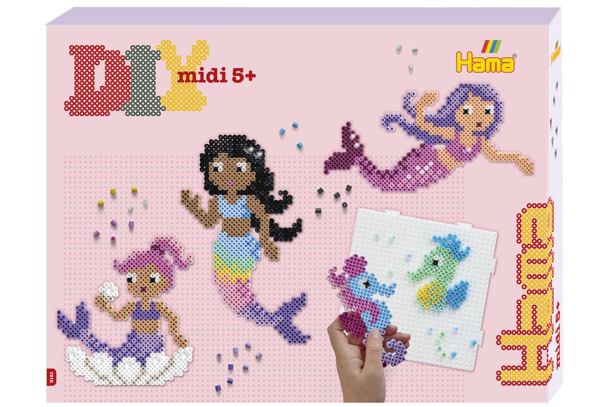 Hama - Midi Gift Box Mermaids (383161)