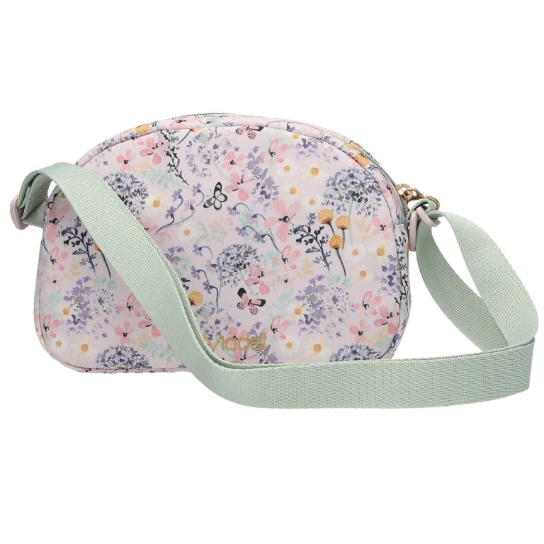 Topmodel – TOPModel Shoulder Bag SUMMER FEELING – Soft pink and sage green – Small (413312)