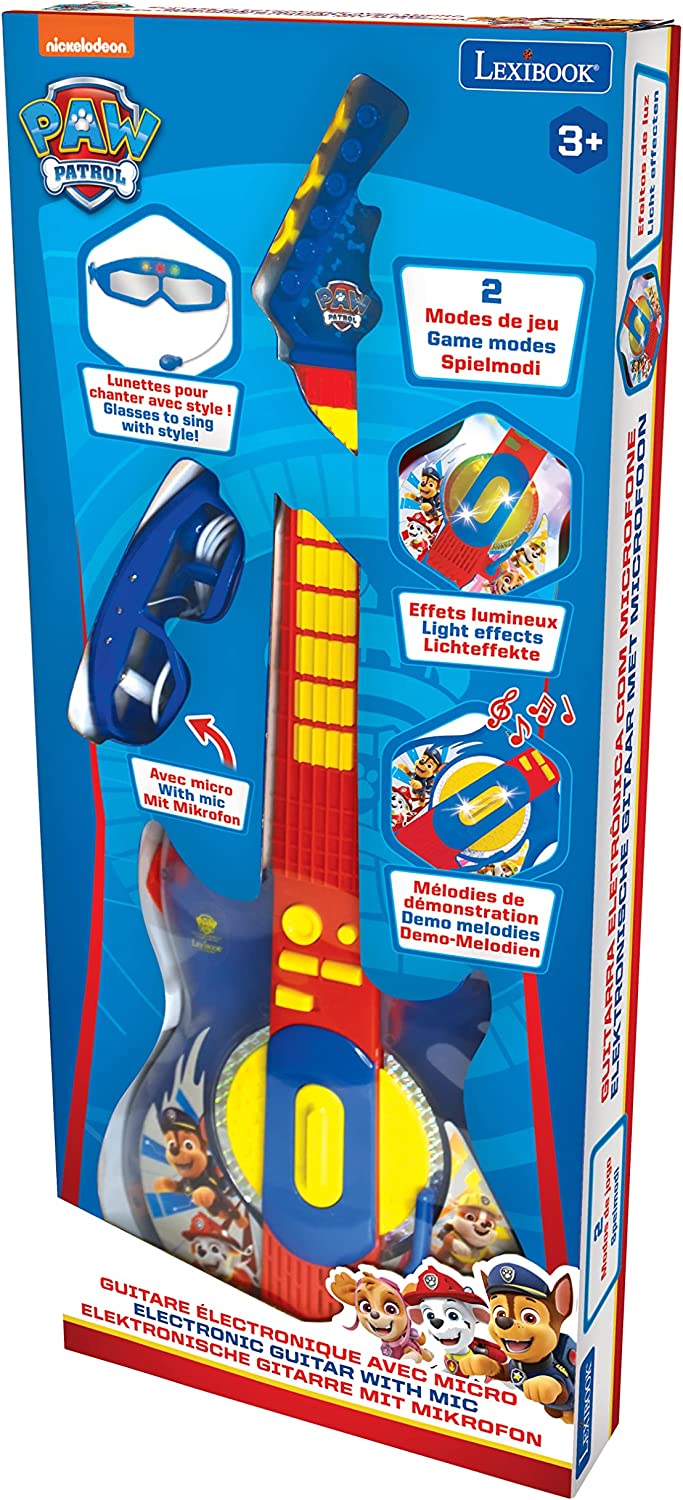 Lexibook - Paw Patrol - Electronic Lighting Guitar (K260PA)