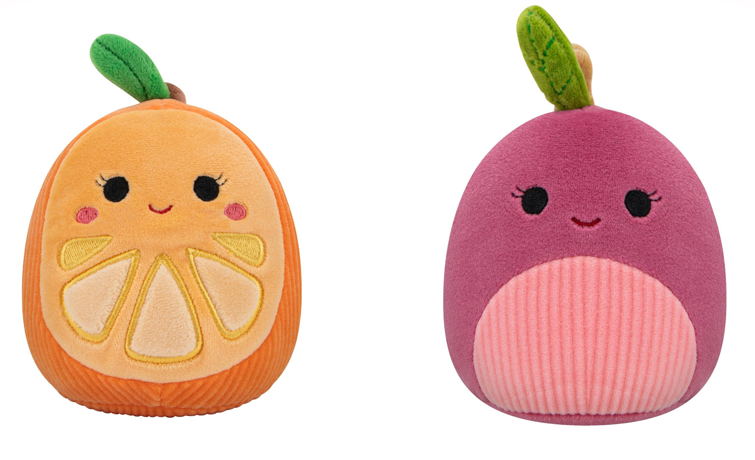 Squishmallow - Pets Dog toy with squeaky sound - Orange 18 cm Fruit