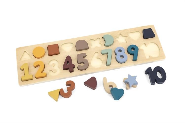 Magni - Numbers and shapes puzzle ( 3296 )