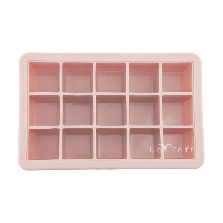 Le Toft – Baby Food Freezer Cubes – Smokey Rose – 15 compartments, each up to 20 ml