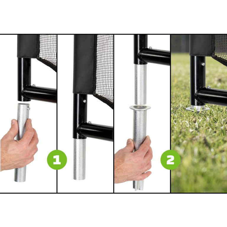 EXIT – Maestro Steel Football Goal 180x120cm – Black (41.03.10.00)