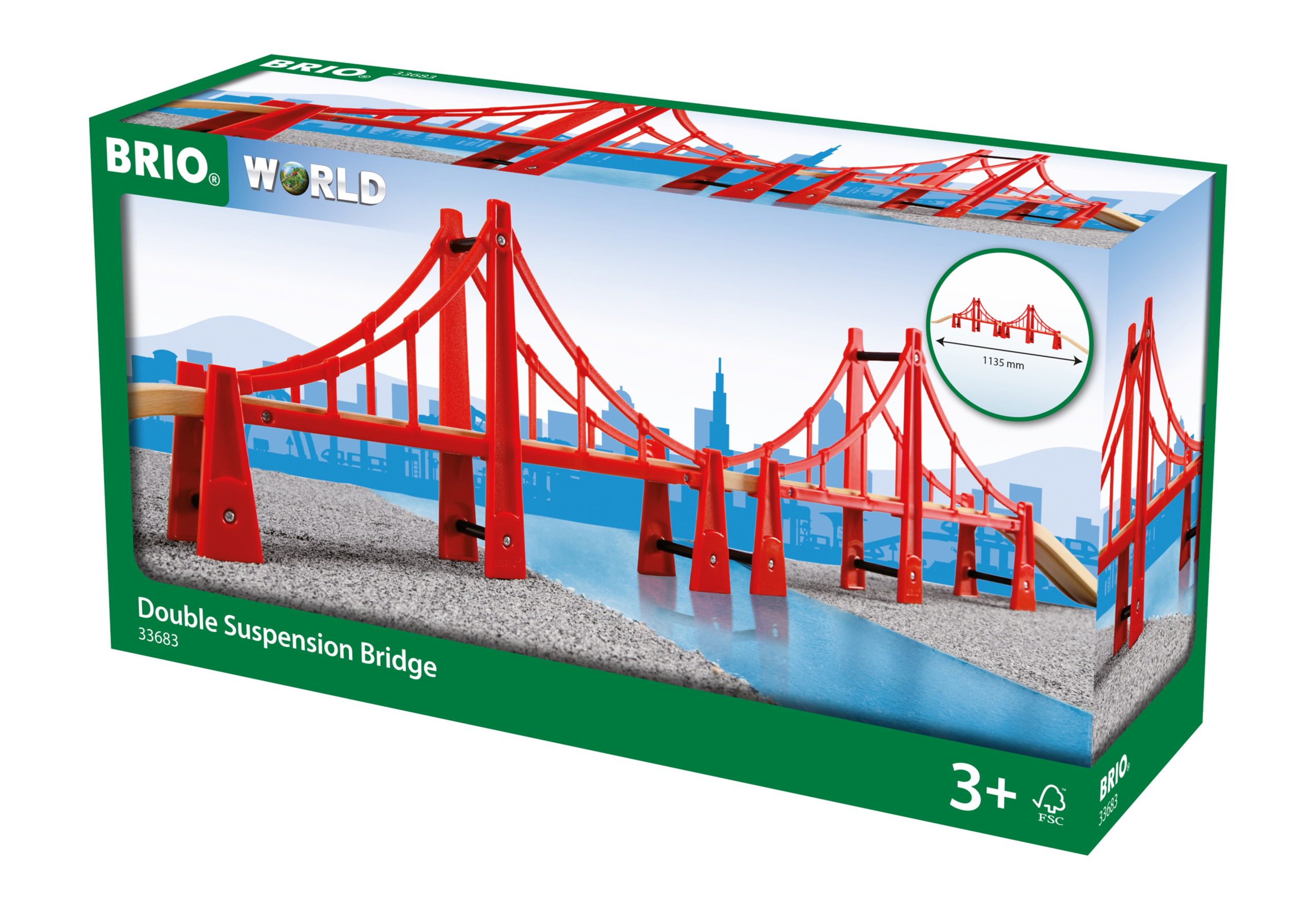 BRIO - Double Suspension Bridge (33683)