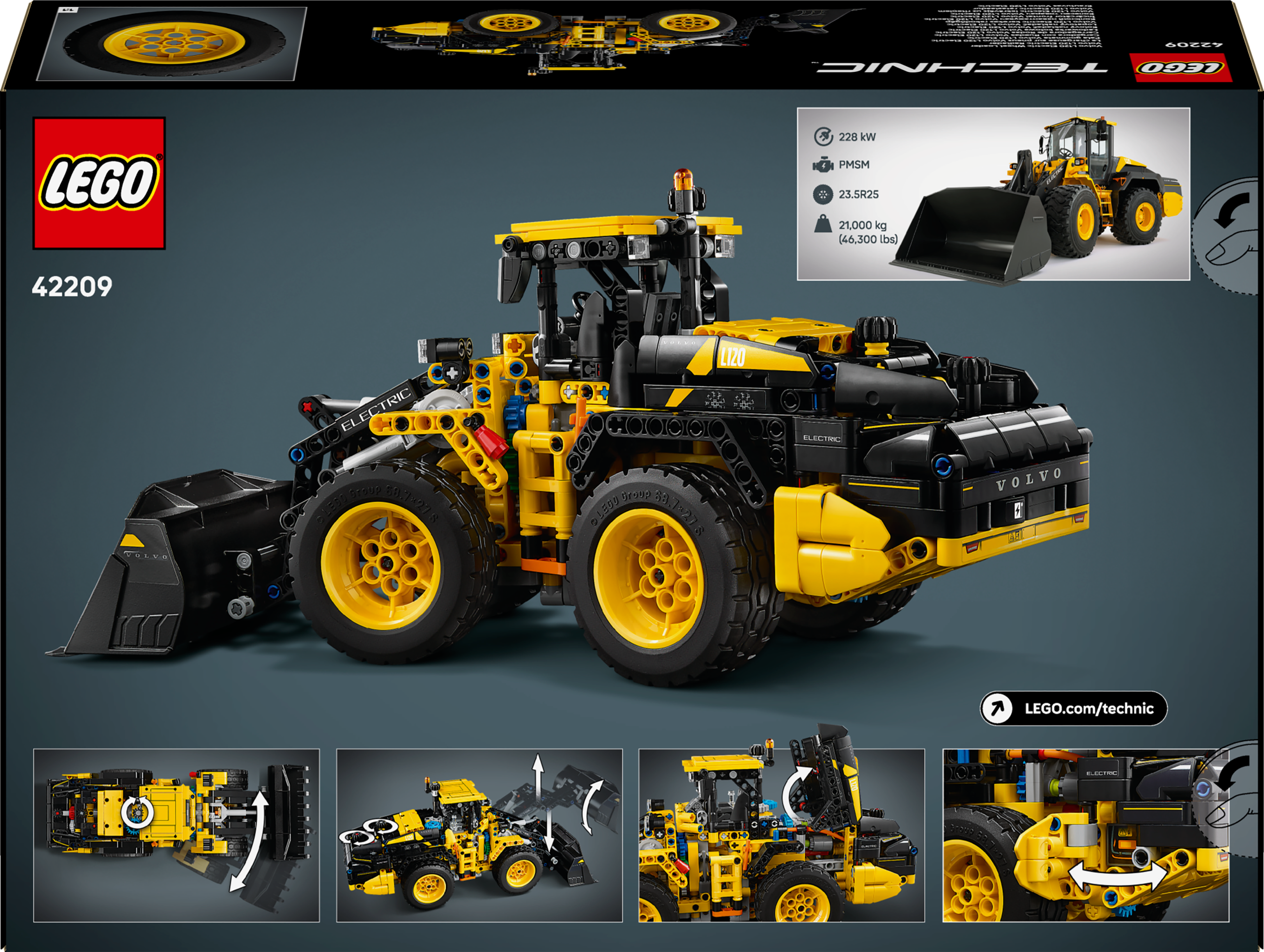 LEGO - Technic - Volvo L120 Electric Wheel Loader (42209)