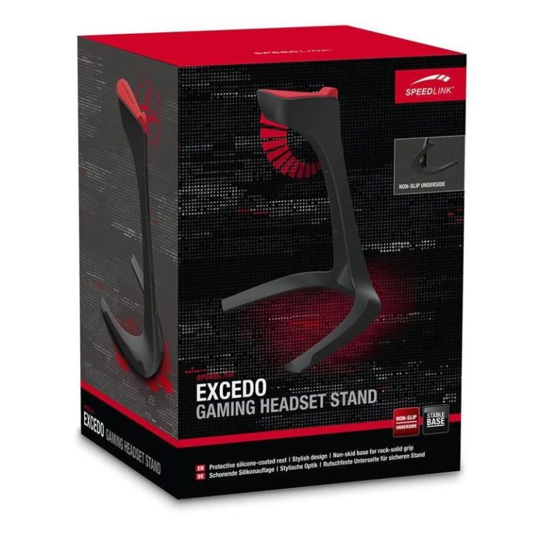 SpeedLink – Excedo Gaming Headset Stand – Non skid Base