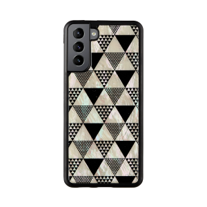 iKins case for Samsung Galaxy S21+ pyramid black