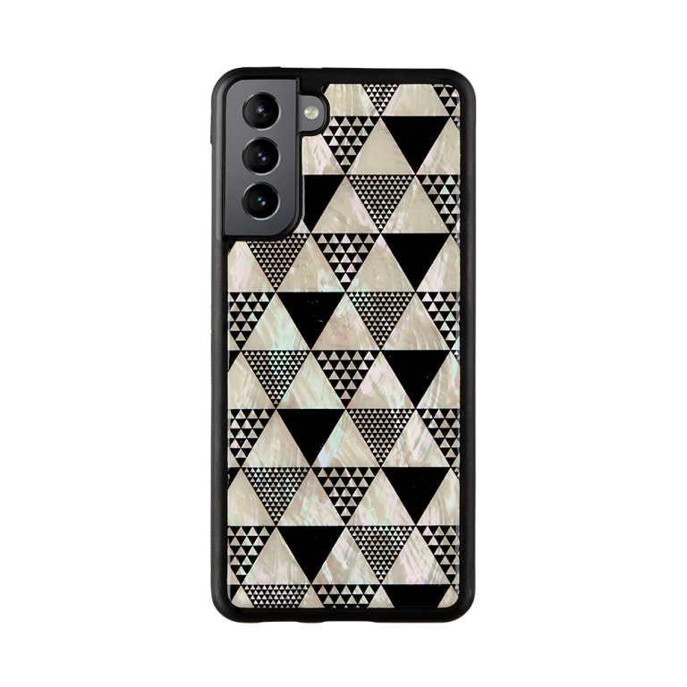 iKins case for Samsung Galaxy S21+ pyramid black