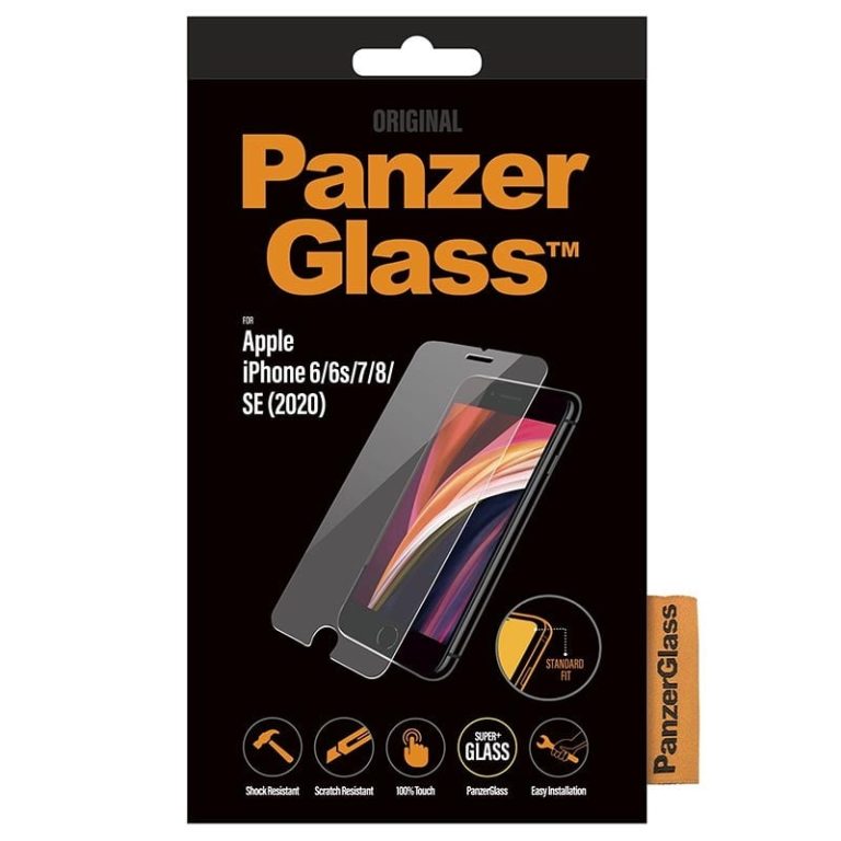 PanzerGlass – Screen Protector Apple iPhone 8 – 7 – 6s – 6 – SE (2020/2022) – Standard Fit