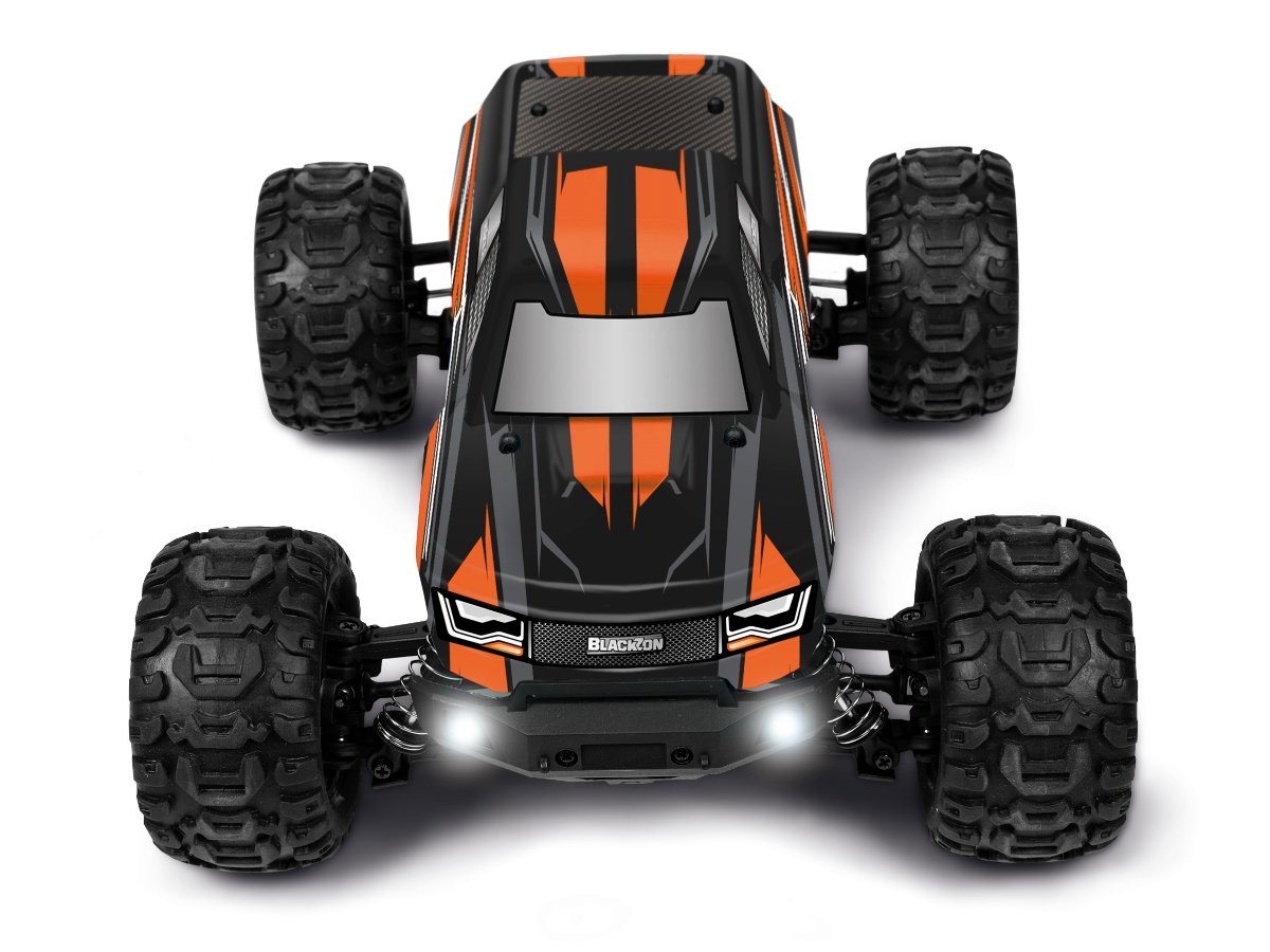 BLACKZON - Slyder MT 1/16 4WD Electric Monster Truck - Orange (540099)